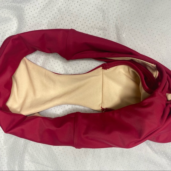 L.A. Hearts NWOT Reddish Pink High Waist Bikini Bottoms Size S - Picture 4 of 7